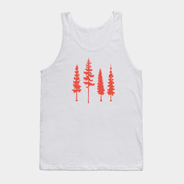 Trees silhouette Tank Top by PallKris